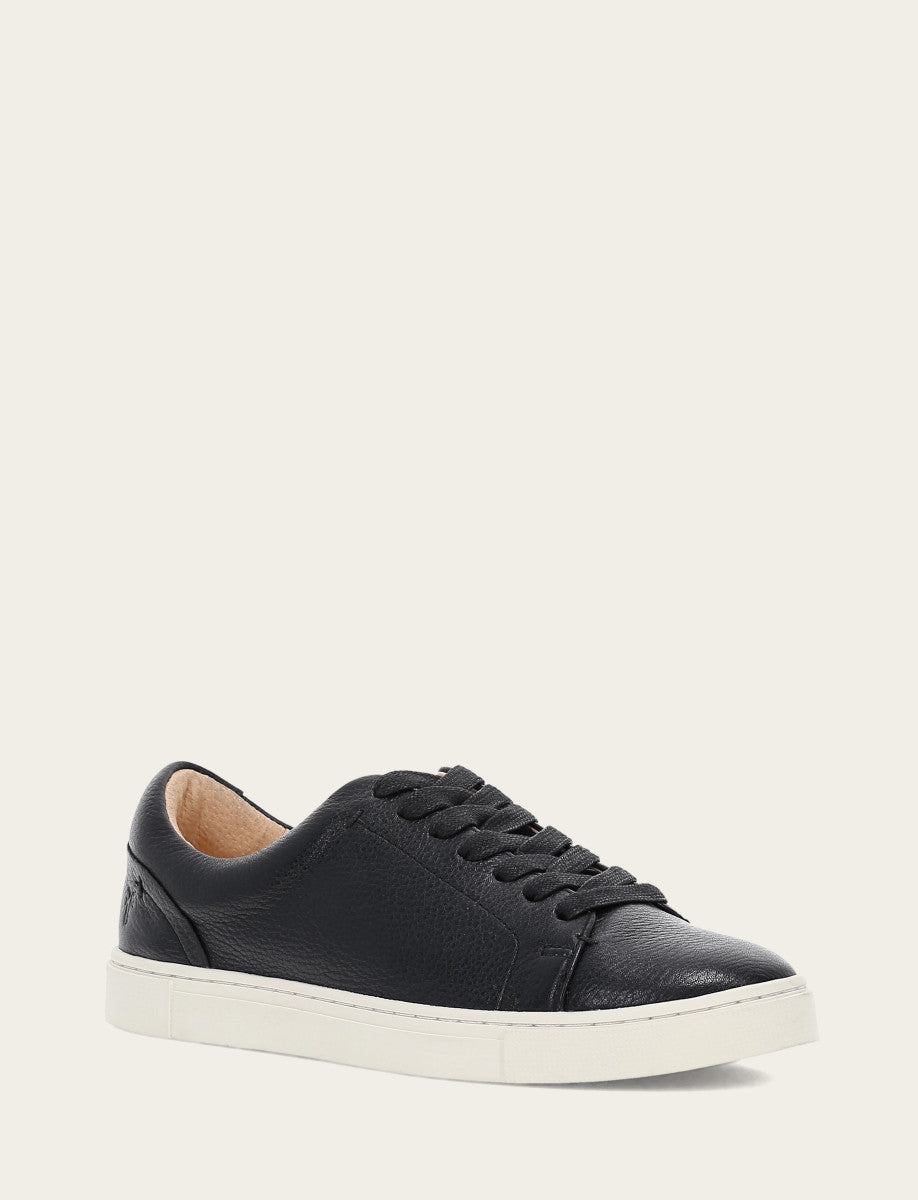 Black Sneakers Frye Women's Black Ivy Low Lace Sneakers