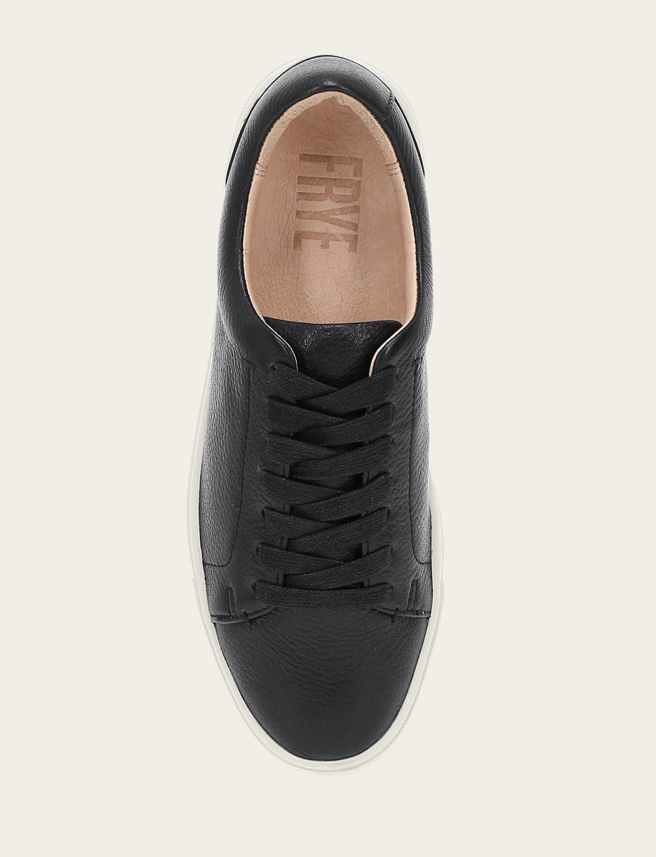 Black Sneakers Frye Women's Black Ivy Low Lace Sneakers