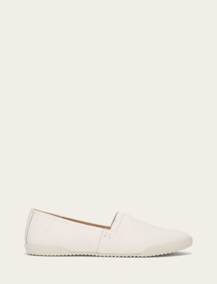 White Sneakers Frye Women's White Melanie Slip On Sneakers