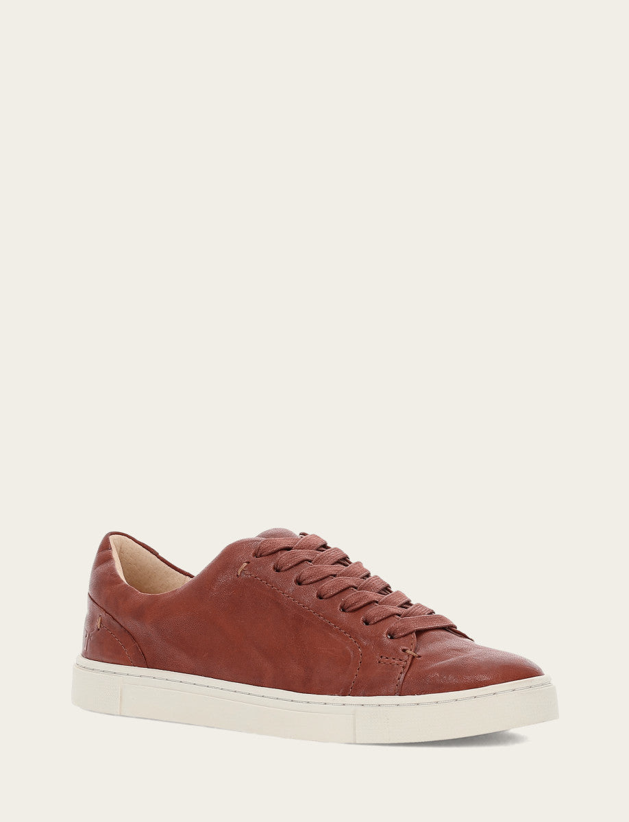 Cognac Sneakers Frye Women's Cognac Ivy Low Lace Sneakers