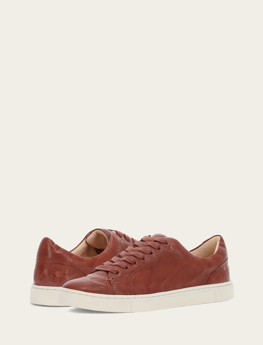 Cognac Sneakers Frye Women's Cognac Ivy Low Lace Sneakers