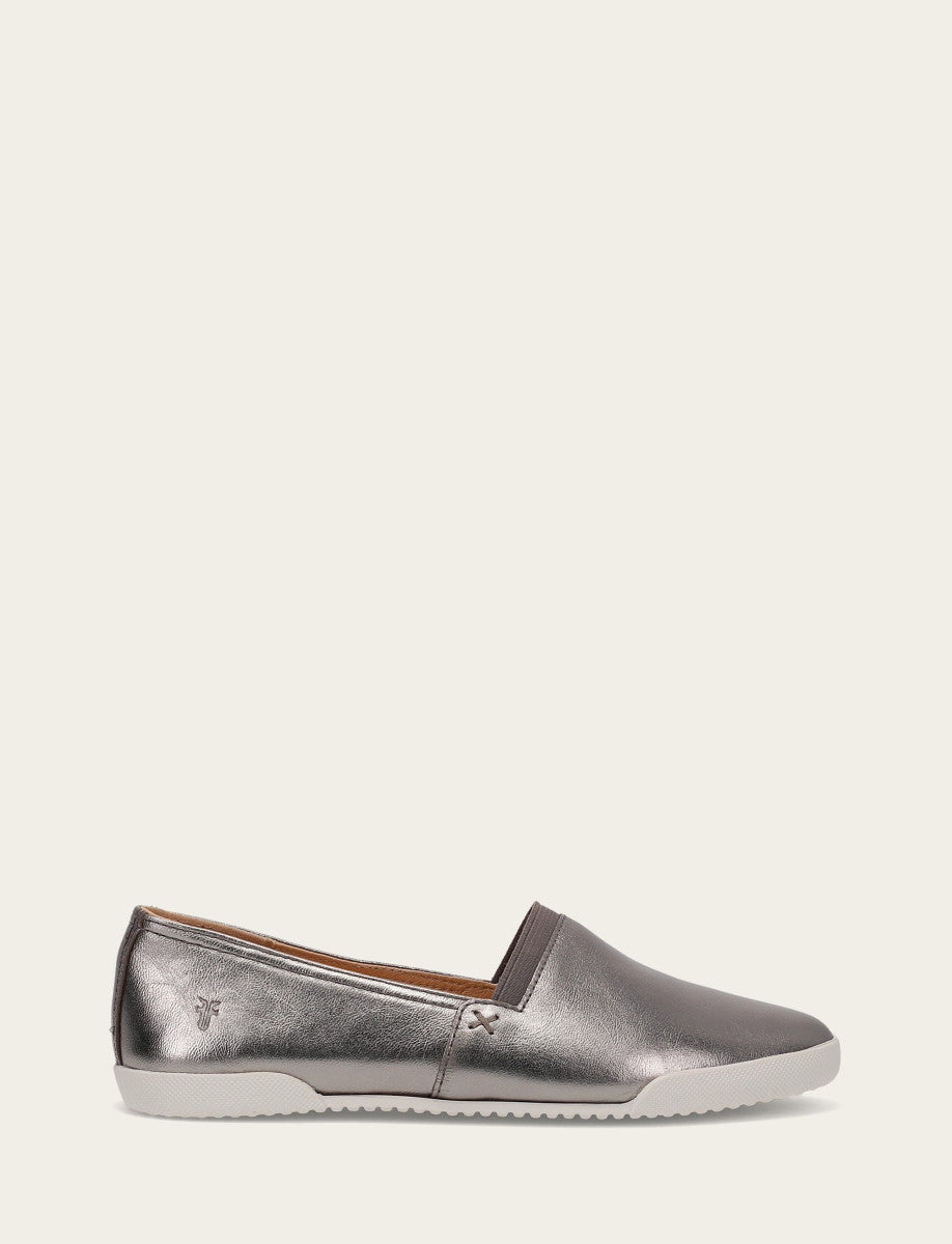 Dark Pewter Sneakers Frye Women's Dark Pewter Melanie Slip On Sneakers