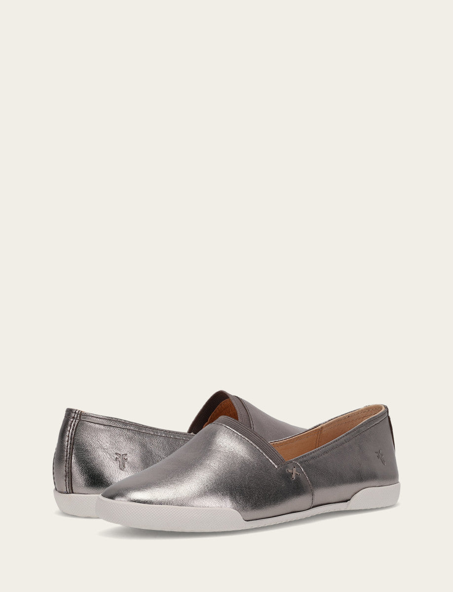 Dark Pewter Sneakers Frye Women's Dark Pewter Melanie Slip On Sneakers
