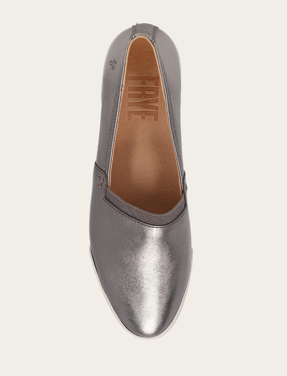 Dark Pewter Sneakers Frye Women's Dark Pewter Melanie Slip On Sneakers