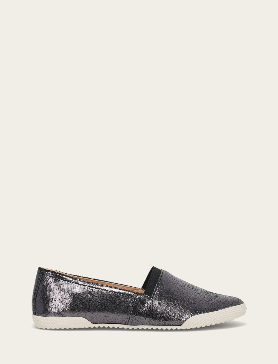 Pewter Mirror Sneakers Frye Women's Pewter Mirror Melanie Slip On Sneakers