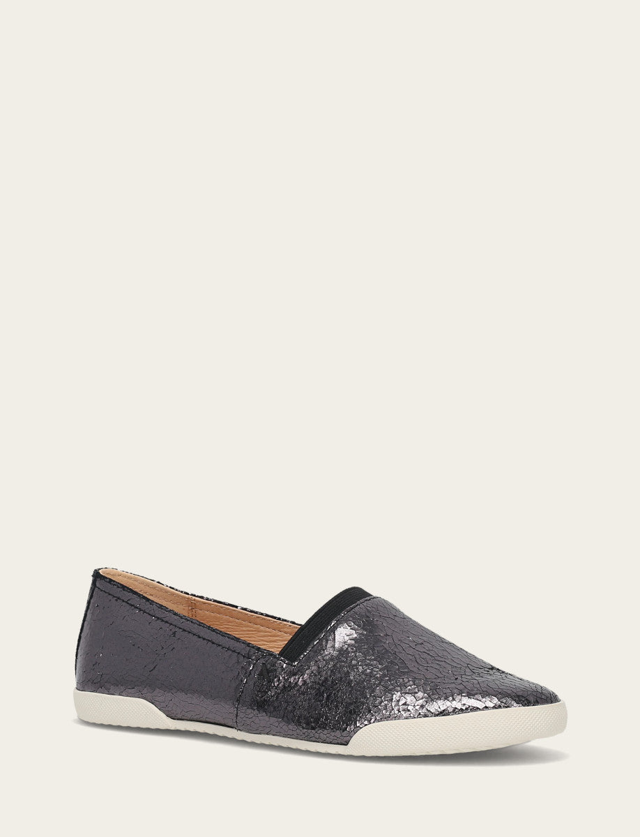 Pewter Mirror Sneakers Frye Women's Pewter Mirror Melanie Slip On Sneakers