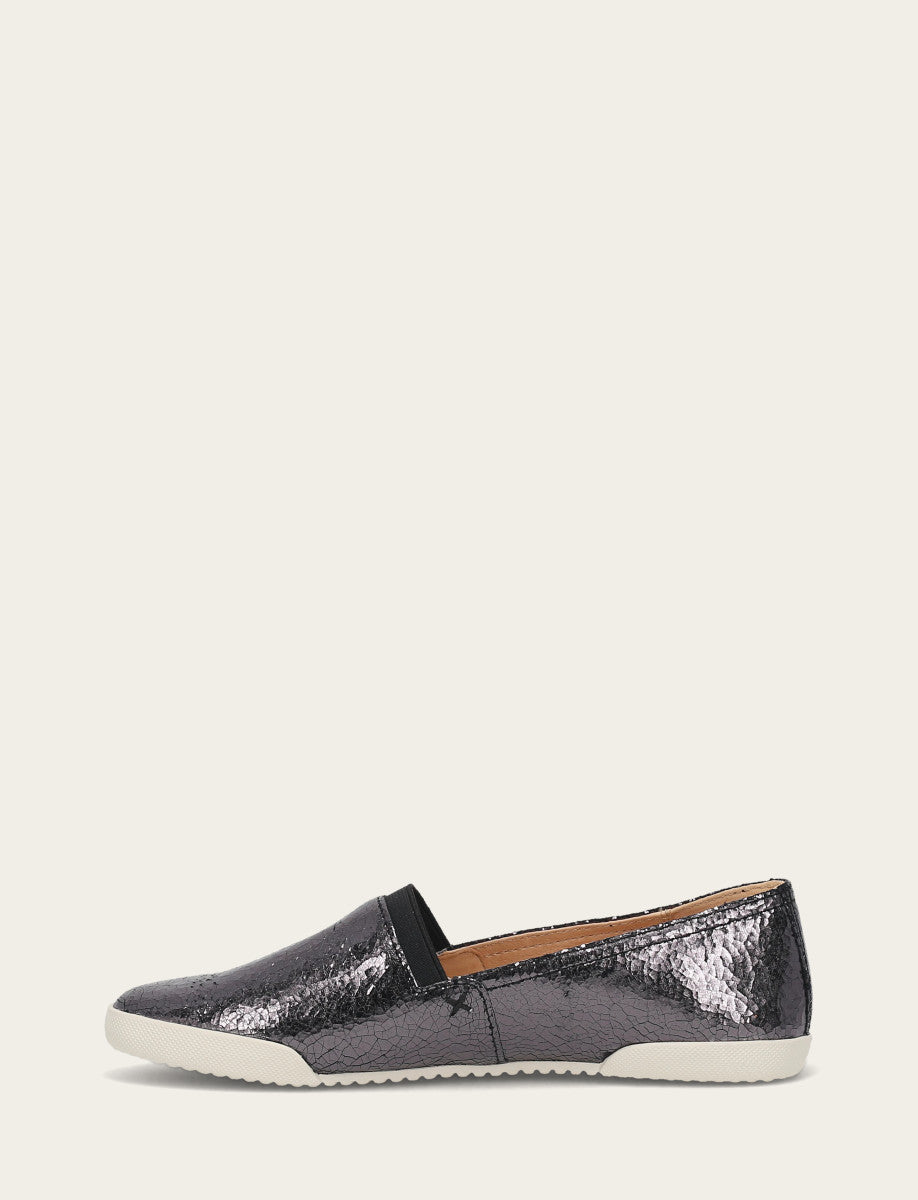 Pewter Mirror Sneakers Frye Women's Pewter Mirror Melanie Slip On Sneakers