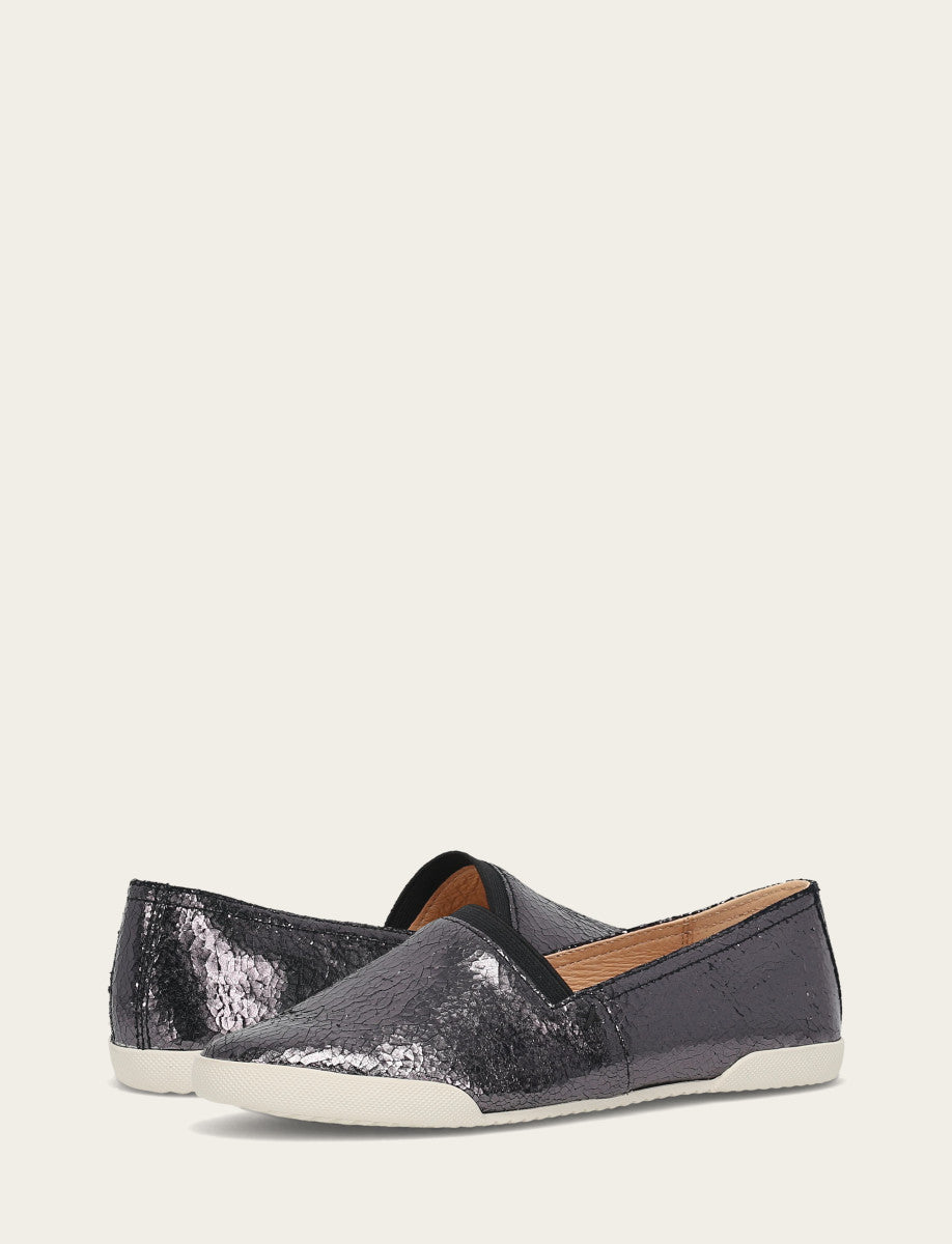 Pewter Mirror Sneakers Frye Women's Pewter Mirror Melanie Slip On Sneakers