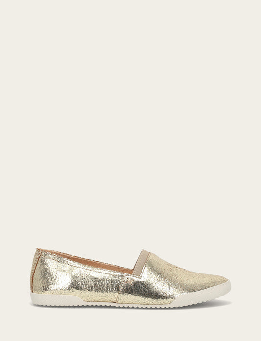 Gold Mirror Sneakers Frye Women's Gold Mirror Melanie Slip On Sneakers