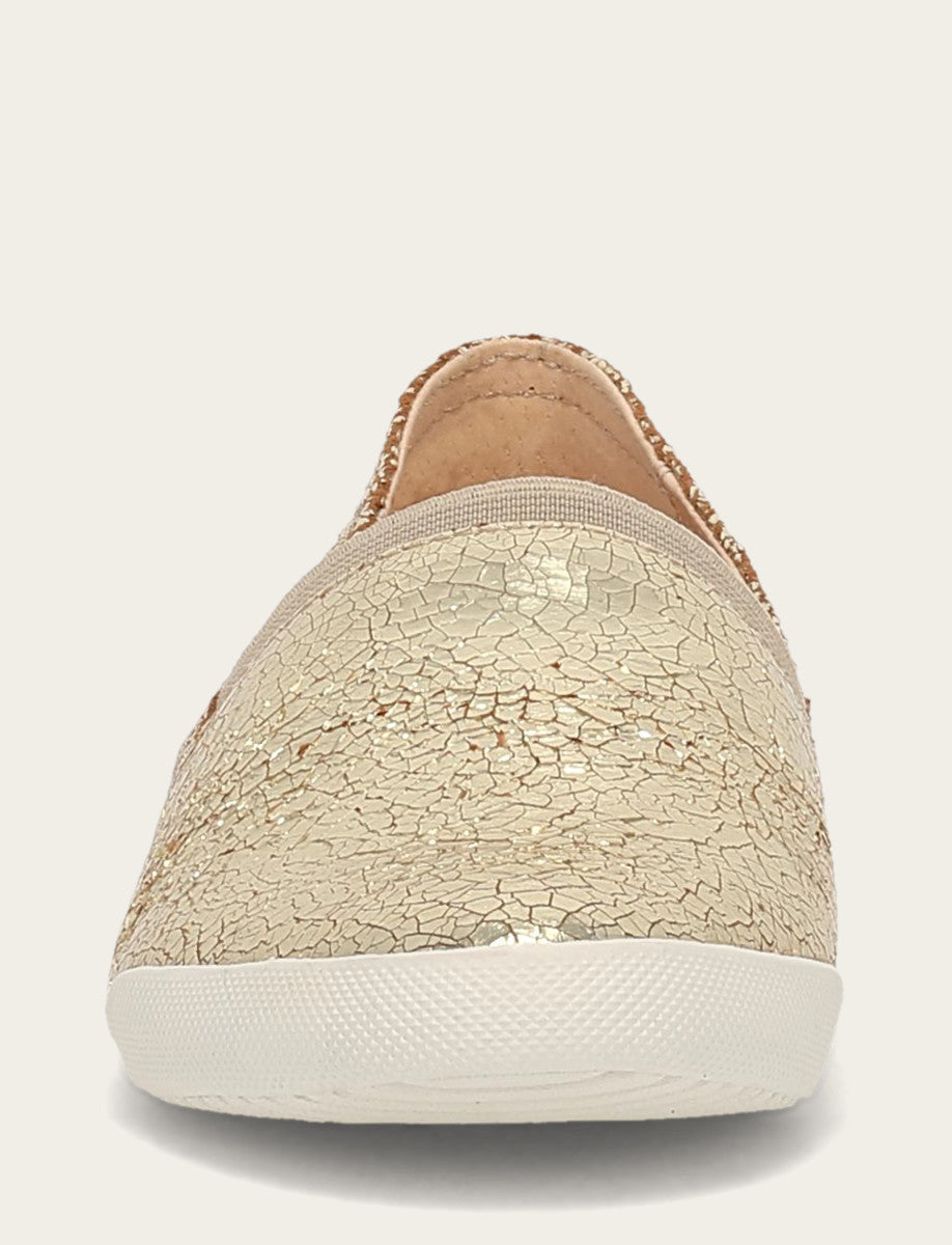 Gold Mirror Sneakers Frye Women's Gold Mirror Melanie Slip On Sneakers