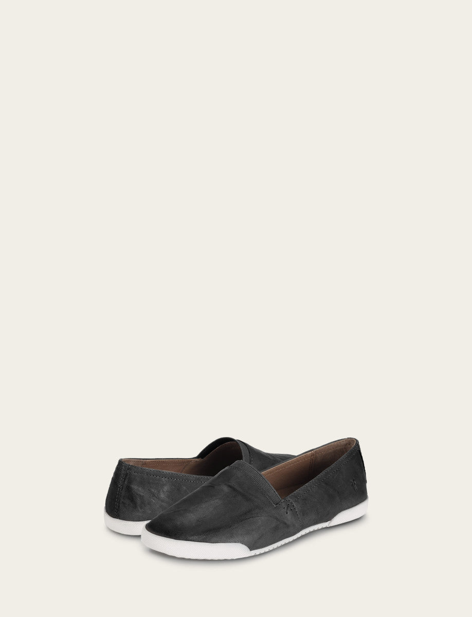 Black Sneakers Frye Women's Black Melanie Slip On Sneakers