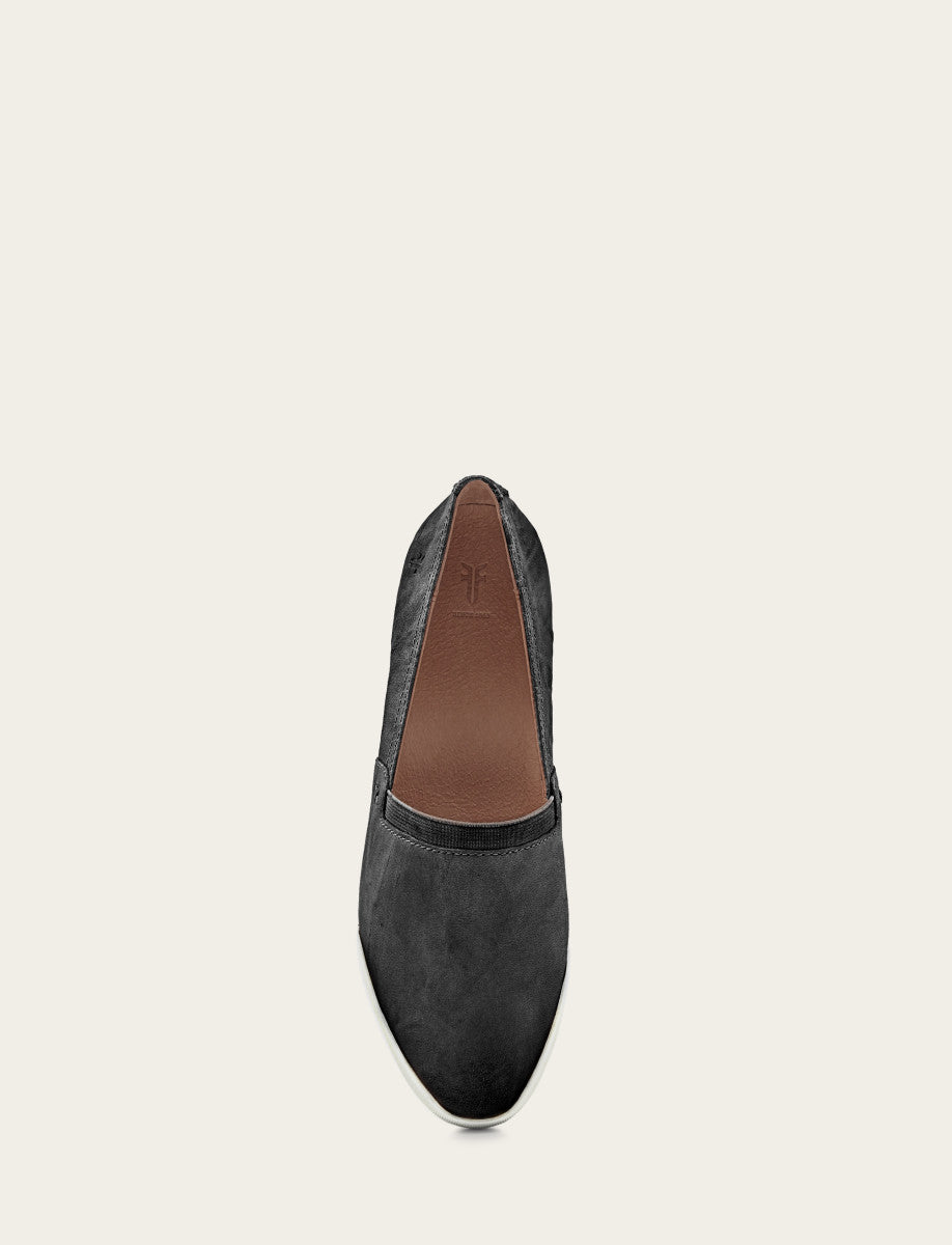 Black Sneakers Frye Women's Black Melanie Slip On Sneakers