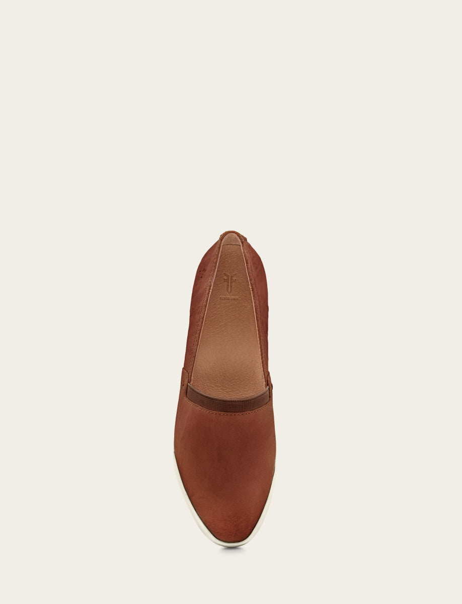Cognac Sneakers Frye Women's Cognac Melanie Slip On Sneakers