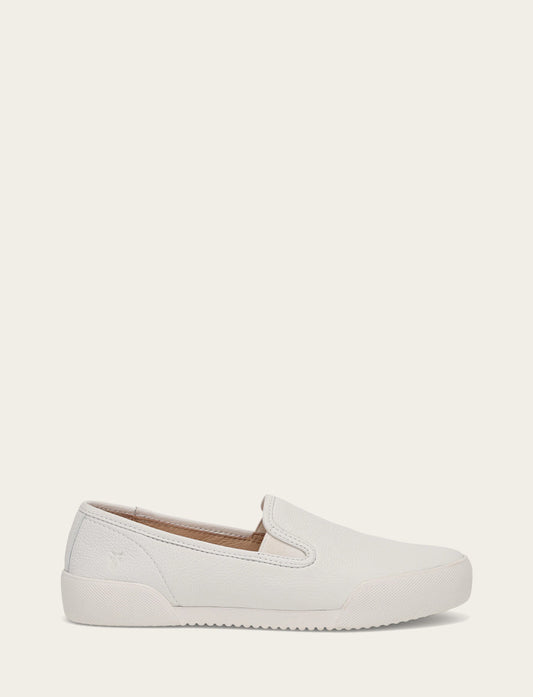 White Sneakers Frye Women's White Mia Slip On Sneakers