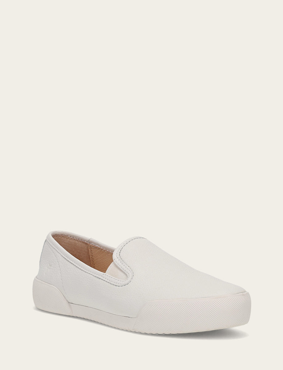White Sneakers Frye Women's White Mia Slip On Sneakers