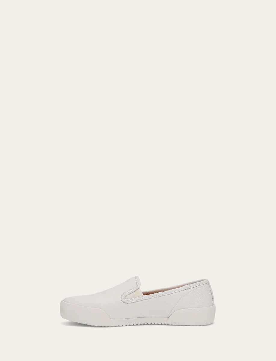 White Sneakers Frye Women's White Mia Slip On Sneakers