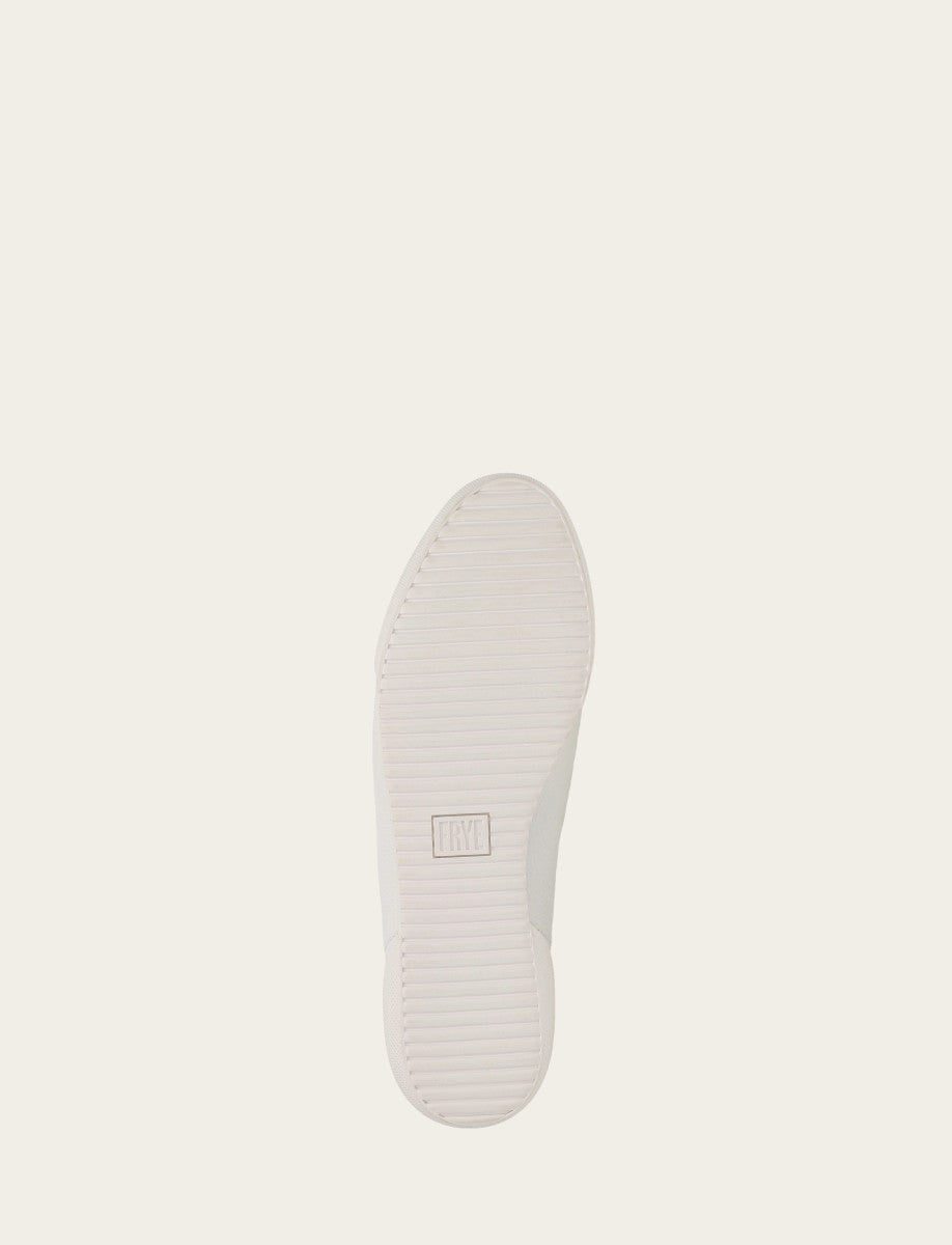 White Sneakers Frye Women's White Mia Slip On Sneakers