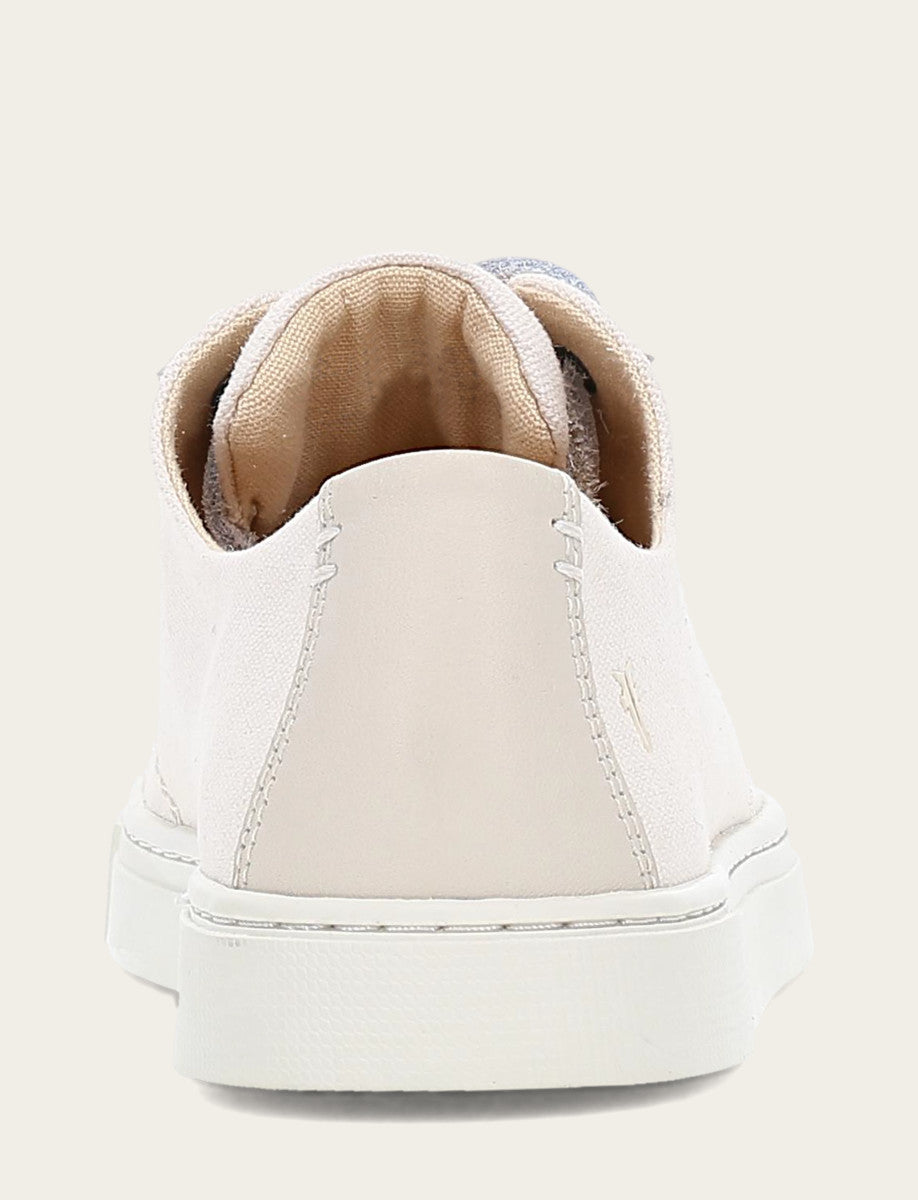 Ivory Sneakers Frye Women's Ivory Ivy Canvas Low Lace Sneakers