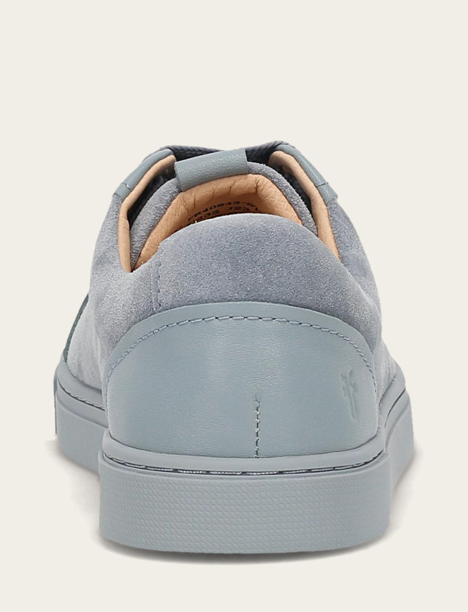 Steel Blue Sneakers Frye Women's Steel Blue Ivy Court Low Lace Sneakers