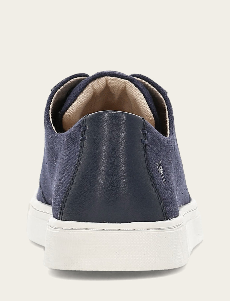 Navy Sneakers Frye Women's Navy Ivy Canvas Low Lace Sneakers