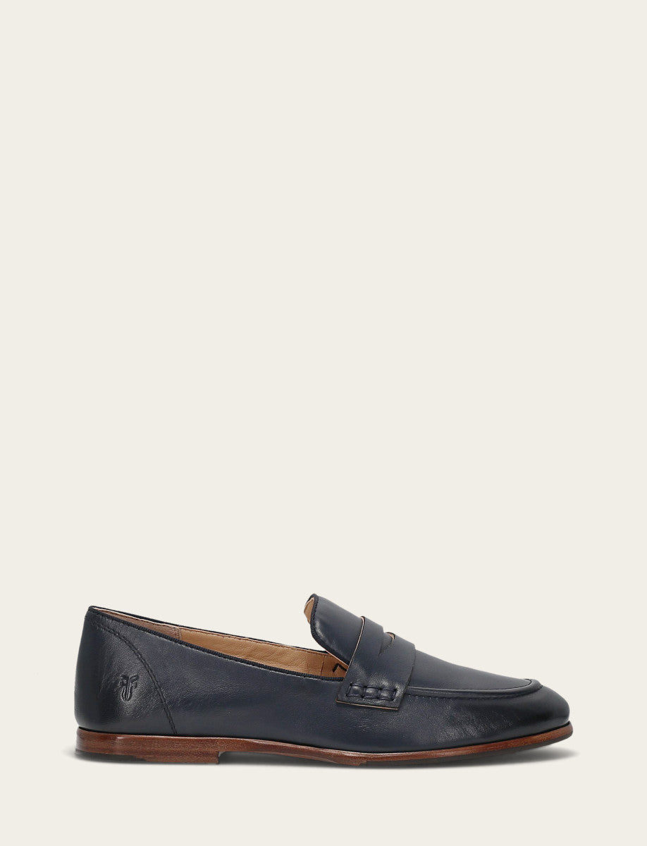 Navy Flats & Mules Frye Faith Loafer