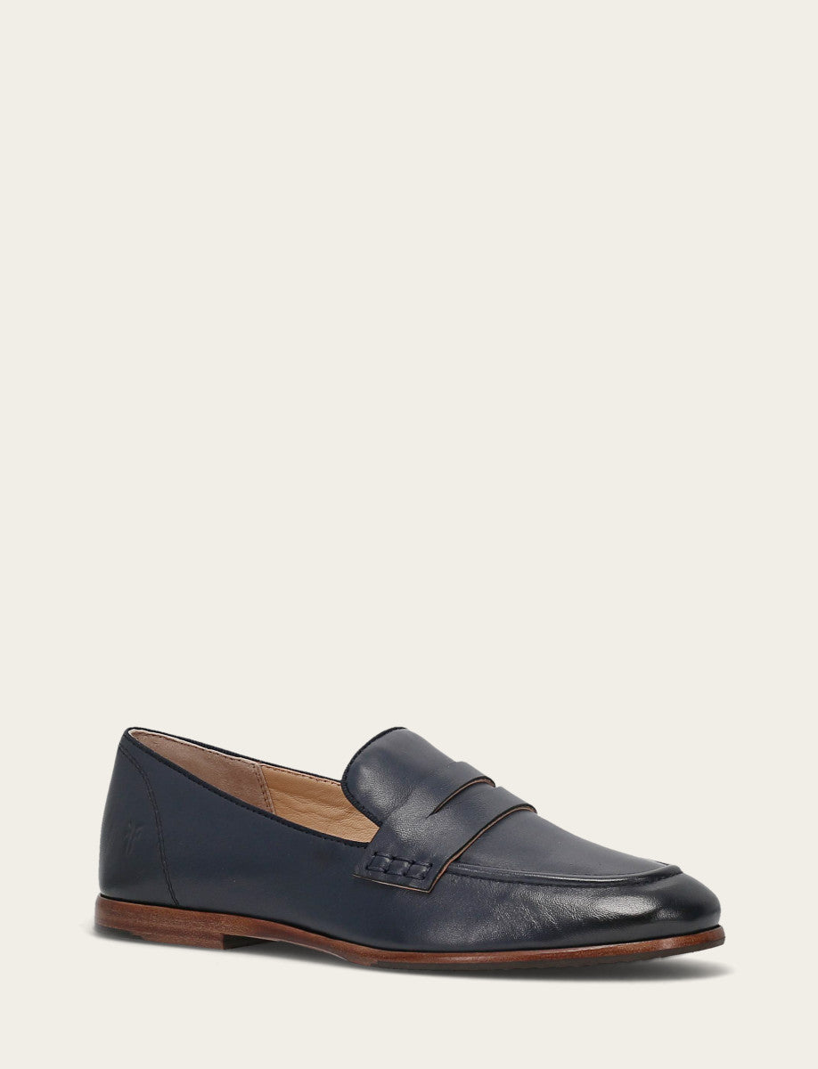 Navy Flats & Mules Frye Faith Loafer