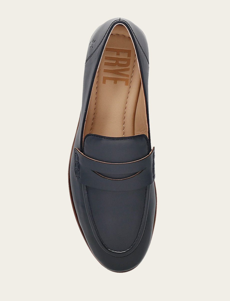 Navy Flats & Mules Frye Faith Loafer