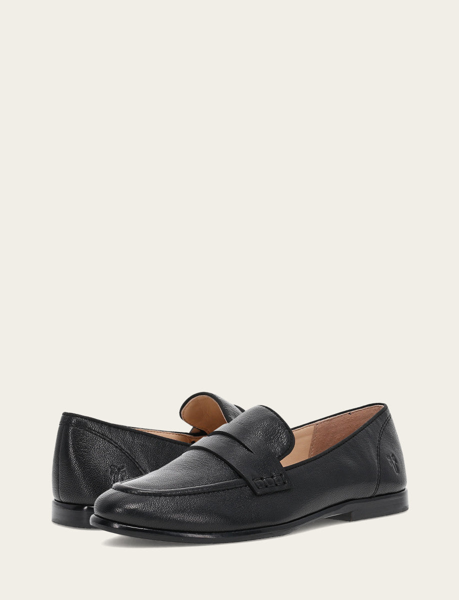 Black Flats & Mules Frye Women's Black Faith Loafer Loafers