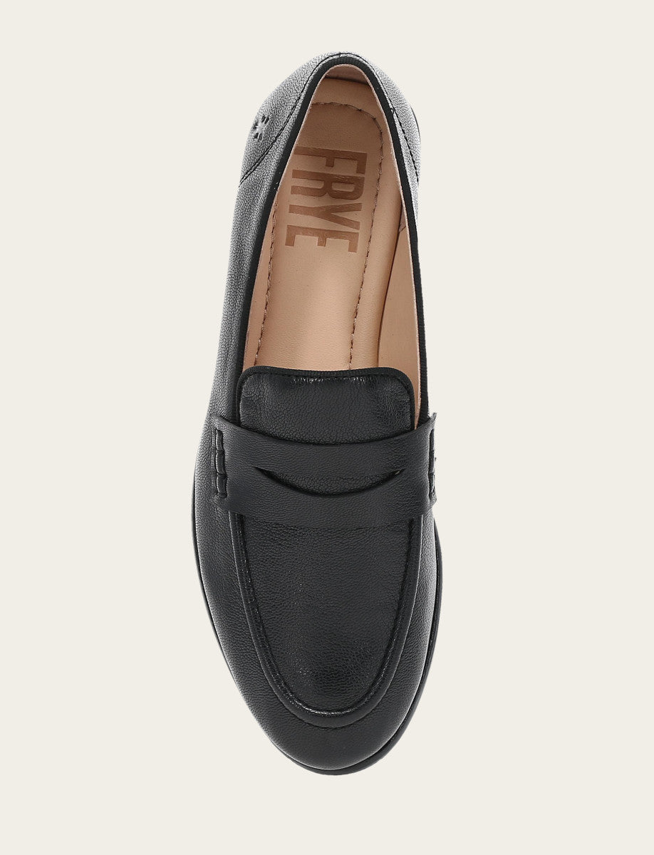 Black Flats & Mules Frye Women's Black Faith Loafer Loafers