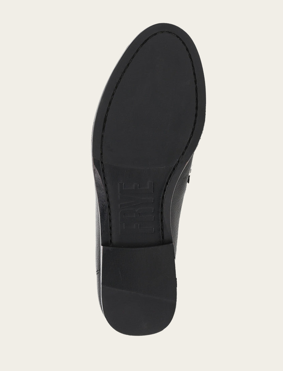Black Flats & Mules Frye Women's Black Faith Loafer Loafers
