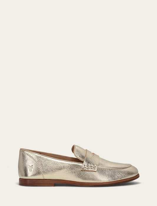 Light Gold Flats & Mules Frye Faith Loafer