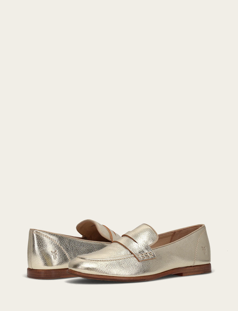 Light Gold Flats & Mules Frye Faith Loafer