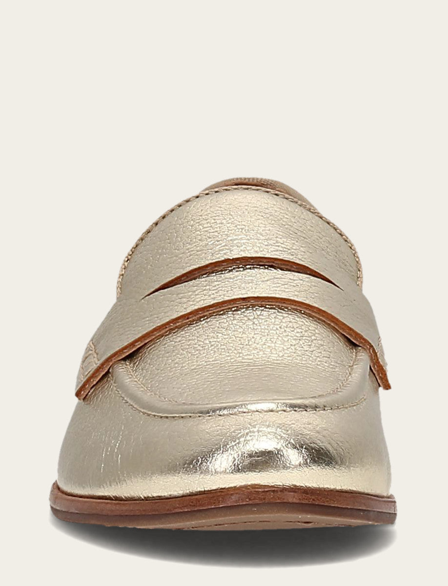Light Gold Flats & Mules Frye Faith Loafer