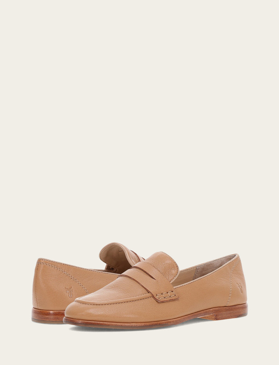 Tan Flats & Mules Frye Women's Tan Faith Loafer Loafers