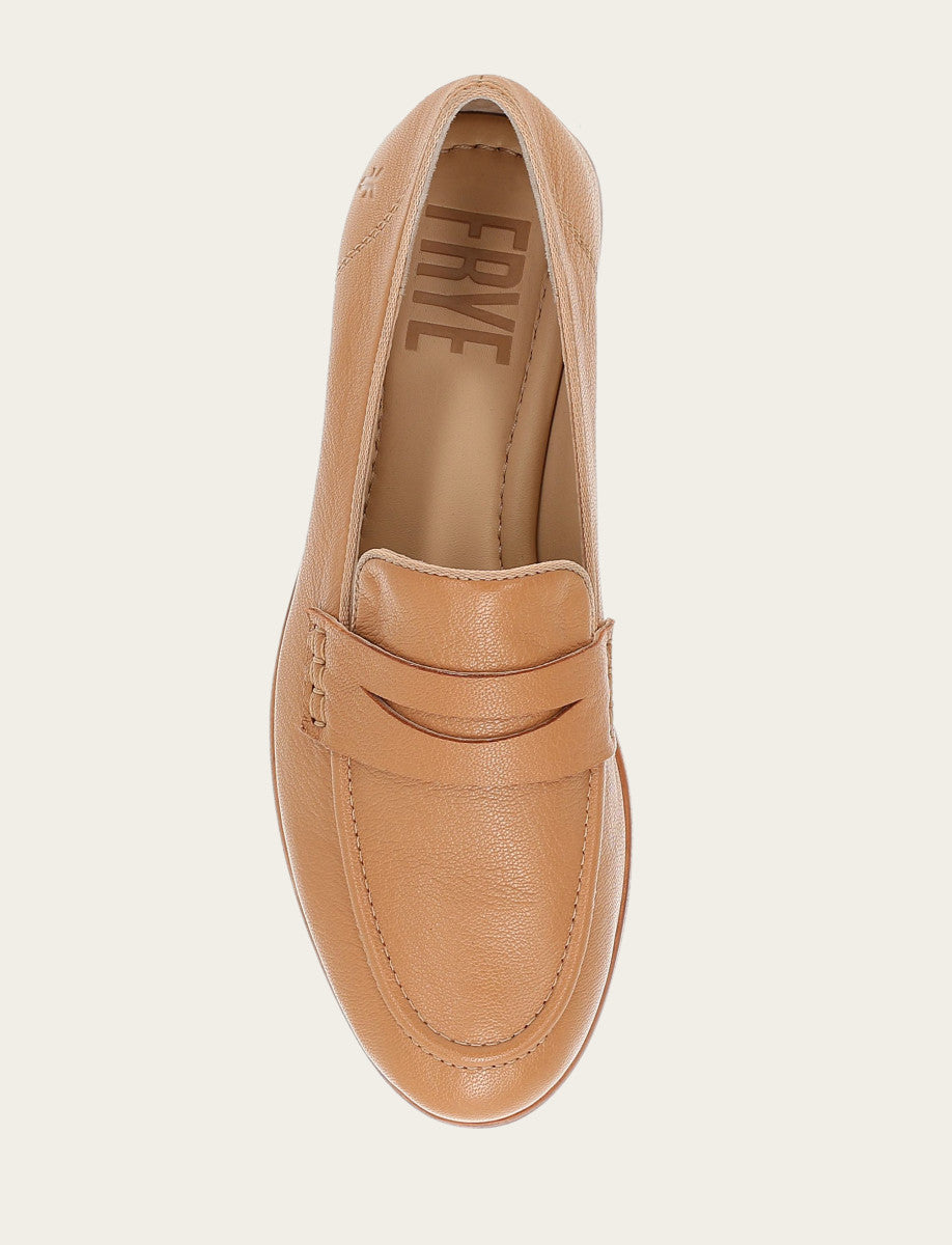 Tan Flats & Mules Frye Women's Tan Faith Loafer Loafers