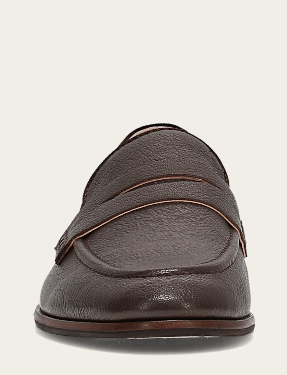 Dark Brown Flats & Mules Frye Women's Dark Brown Faith Loafer