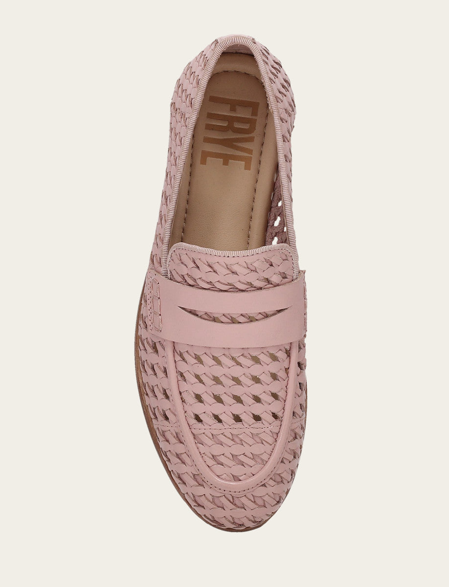 Cameo Rose Flats & Mules Frye Faith Woven Loafer