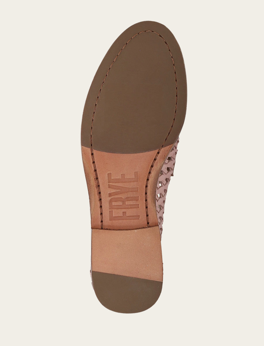 Cameo Rose Flats & Mules Frye Faith Woven Loafer