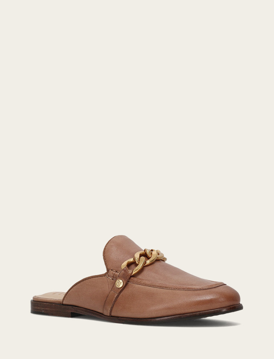 Dune Flats & Mules Frye Faith Chain Mule