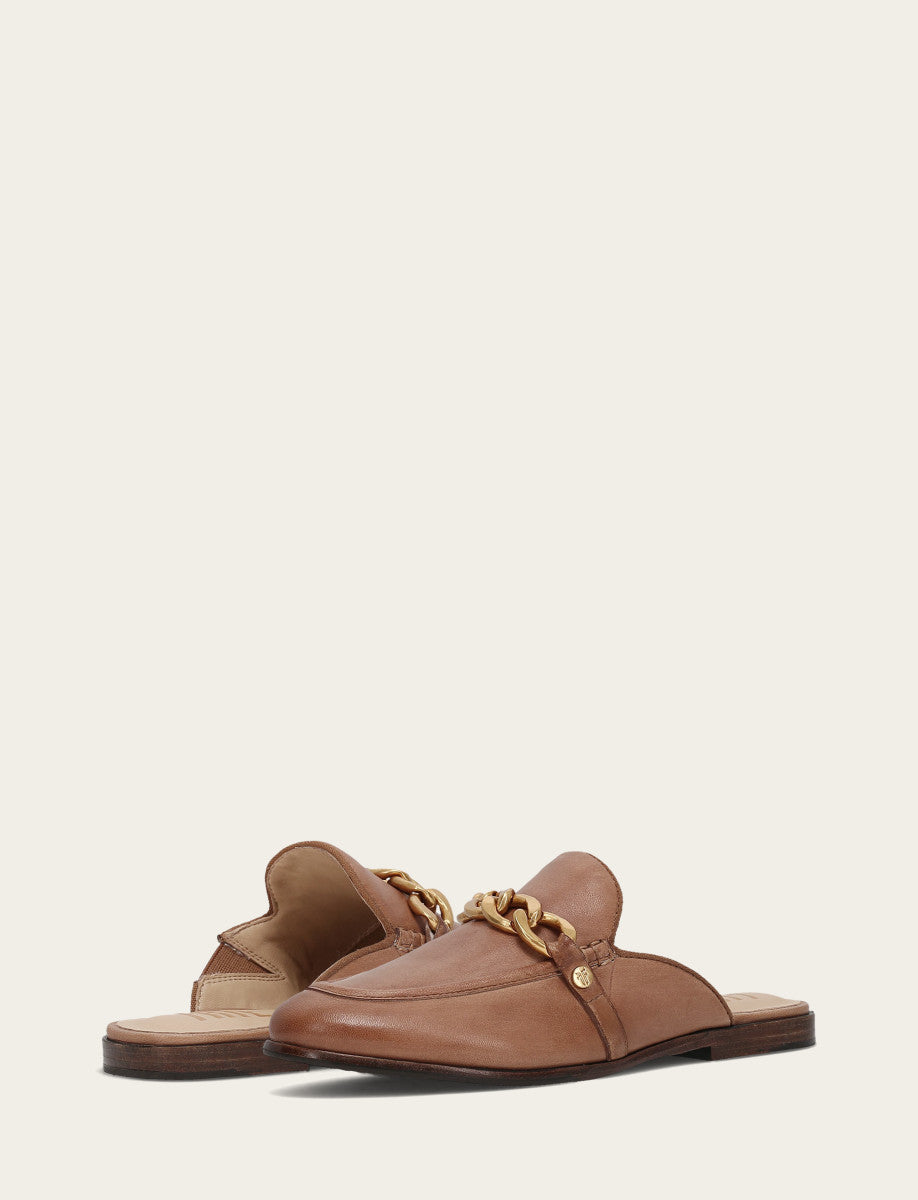 Dune Flats & Mules Frye Faith Chain Mule