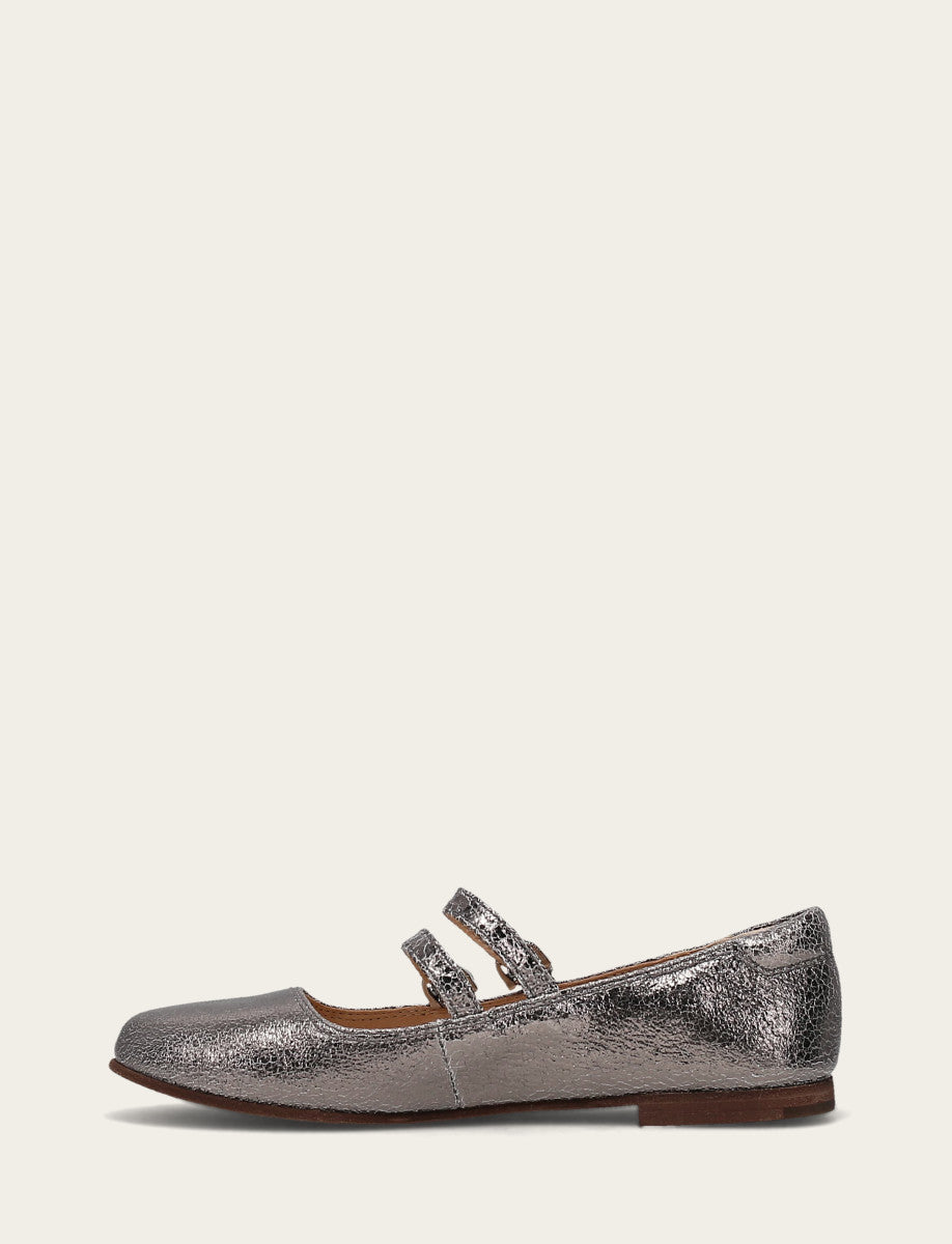 Gunmetal Flats & Mules Frye Carson Multi Mary Jane