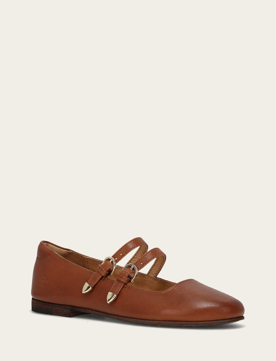 Cinnamon Flats & Mules Frye Cinnamon Carson Multi Mary Jane