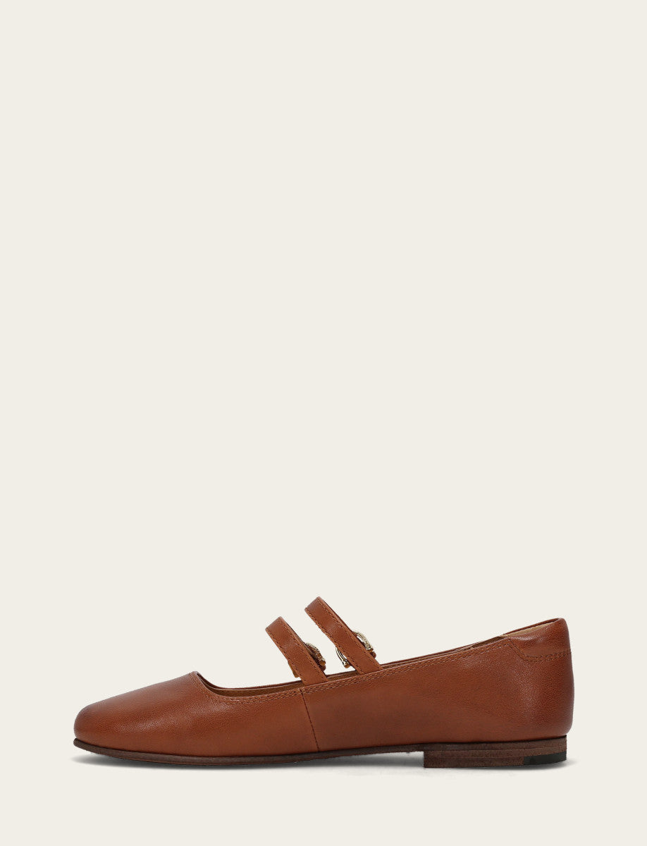 Cinnamon Flats & Mules Frye Cinnamon Carson Multi Mary Jane