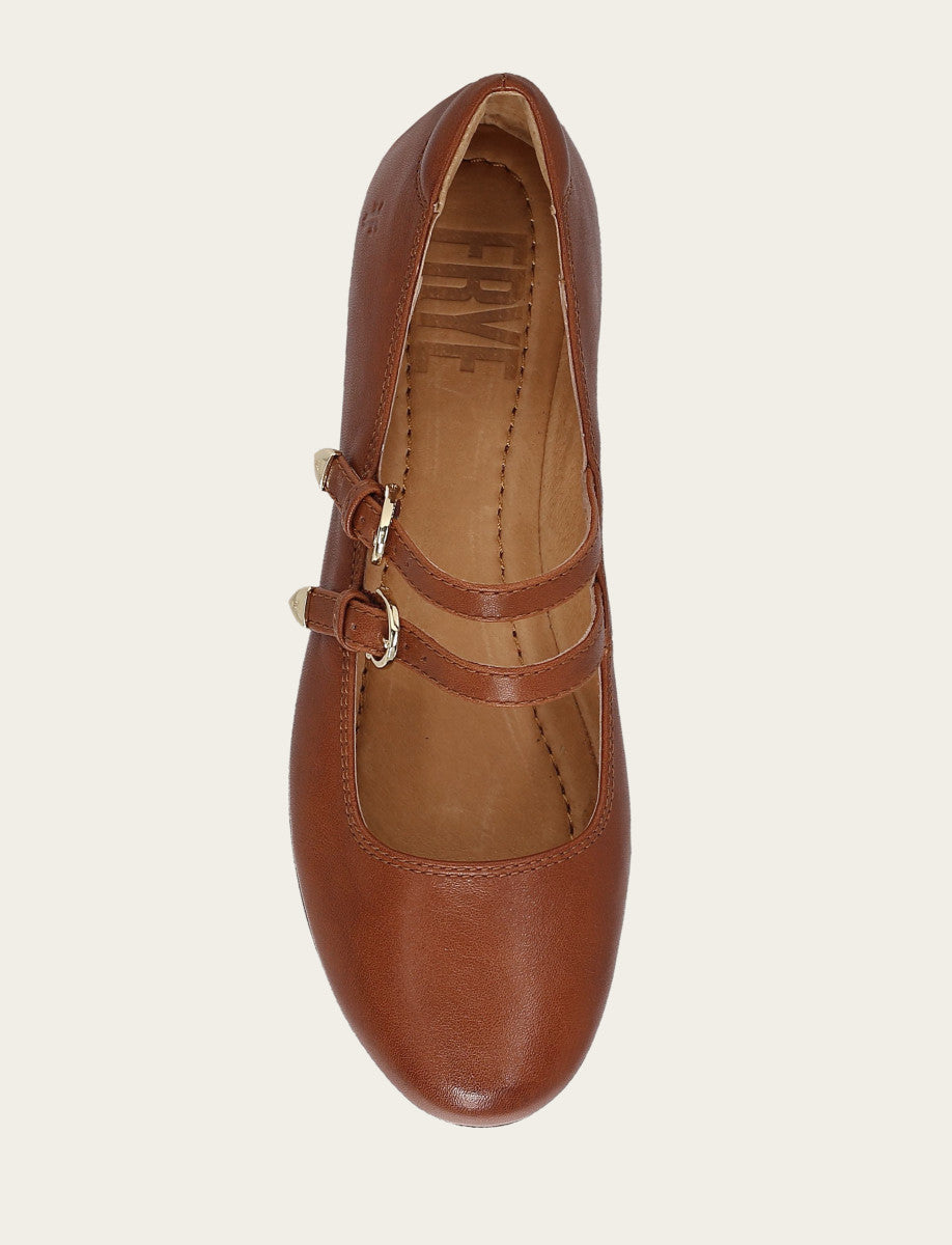 Cinnamon Flats & Mules Frye Cinnamon Carson Multi Mary Jane