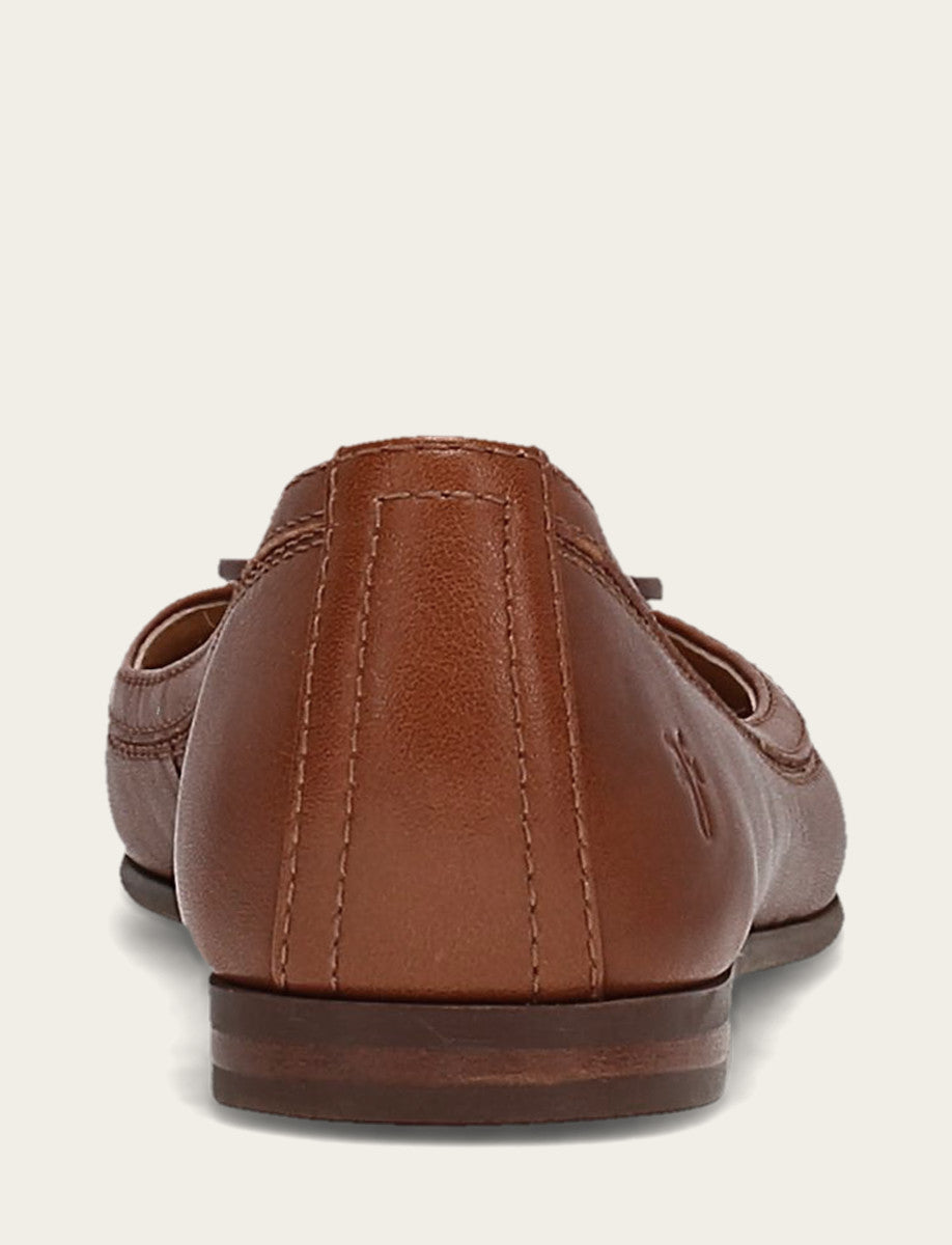 Cinnamon Flats & Mules Frye Women's Cinnamon Carson Logo Ballet Shoe