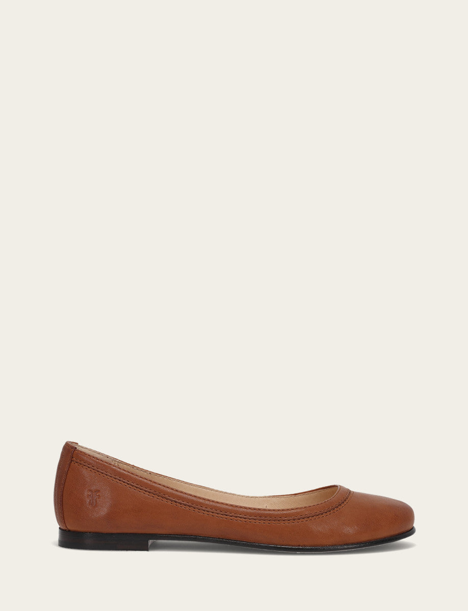 Cognac Flats & Mules Frye Women's Cognac Carson Ballet Flats