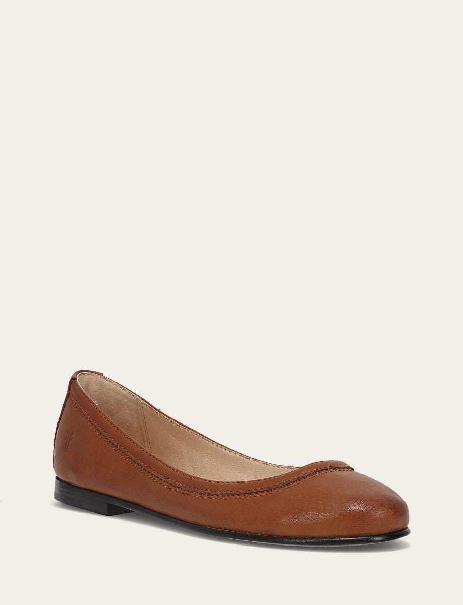 Cognac Flats & Mules Frye Women's Cognac Carson Ballet Flats