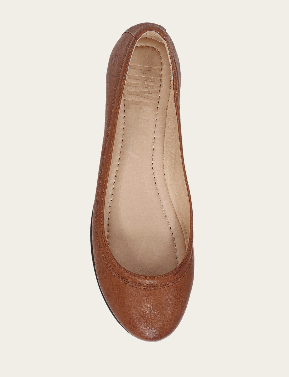 Cognac Flats & Mules Frye Women's Cognac Carson Ballet Flats