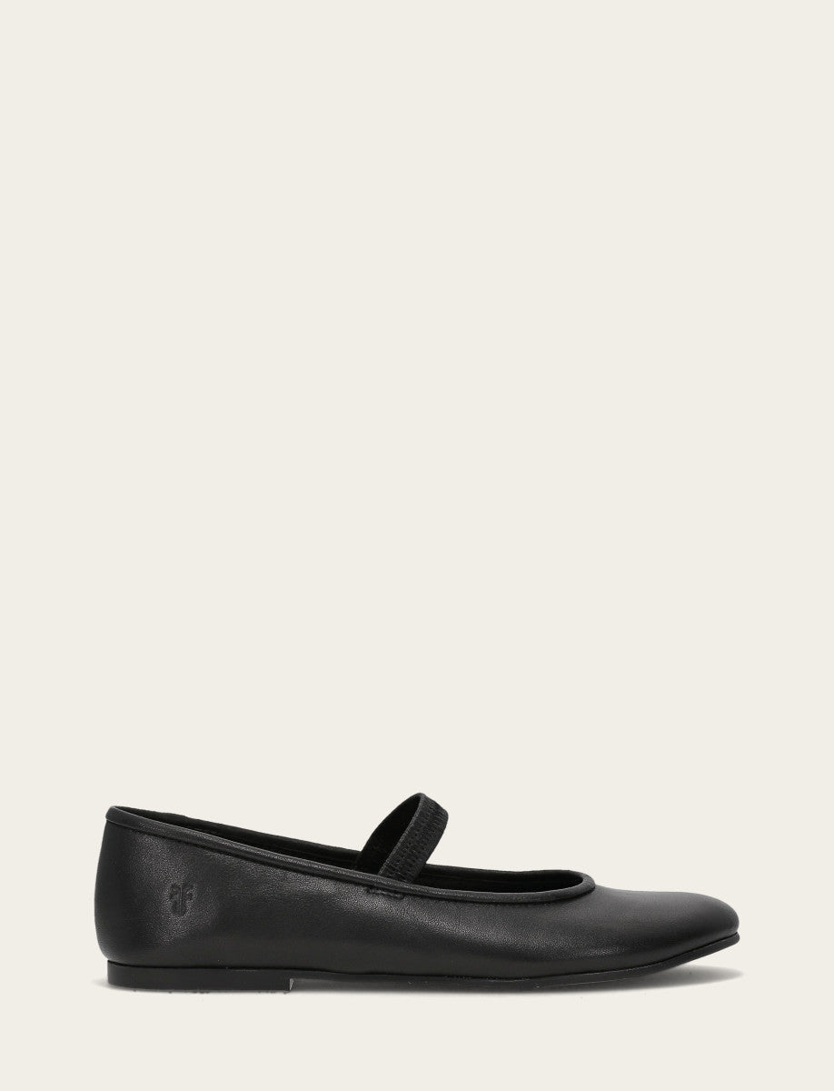 Black Flats & Mules Frye Women's Black Emma Elastic Mary Jane Shoe