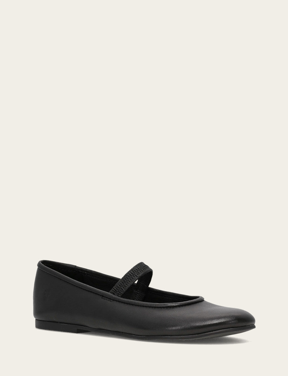 Black Flats & Mules Frye Women's Black Emma Elastic Mary Jane Shoe